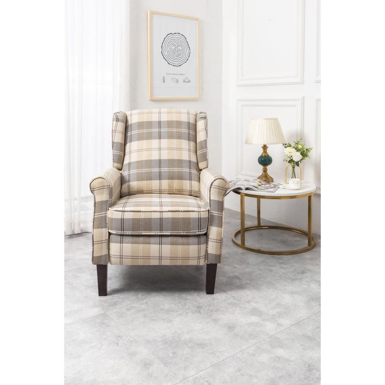 Brambly Cottage Gowdy 70Cm Wide Manual Wingback Chair Recliner